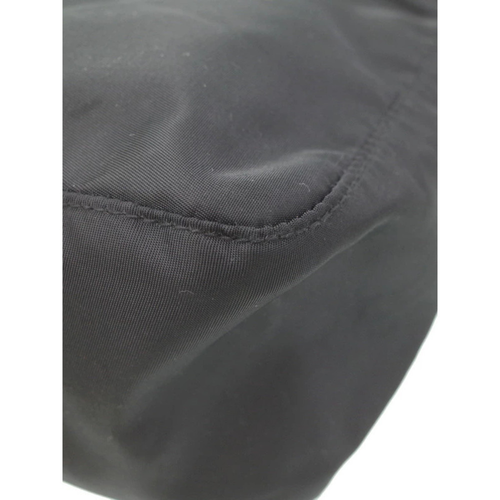 Prada Front Zip Messenger Bag Black Tessuto - Picture 6 of 9